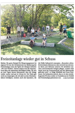 Pressebericht